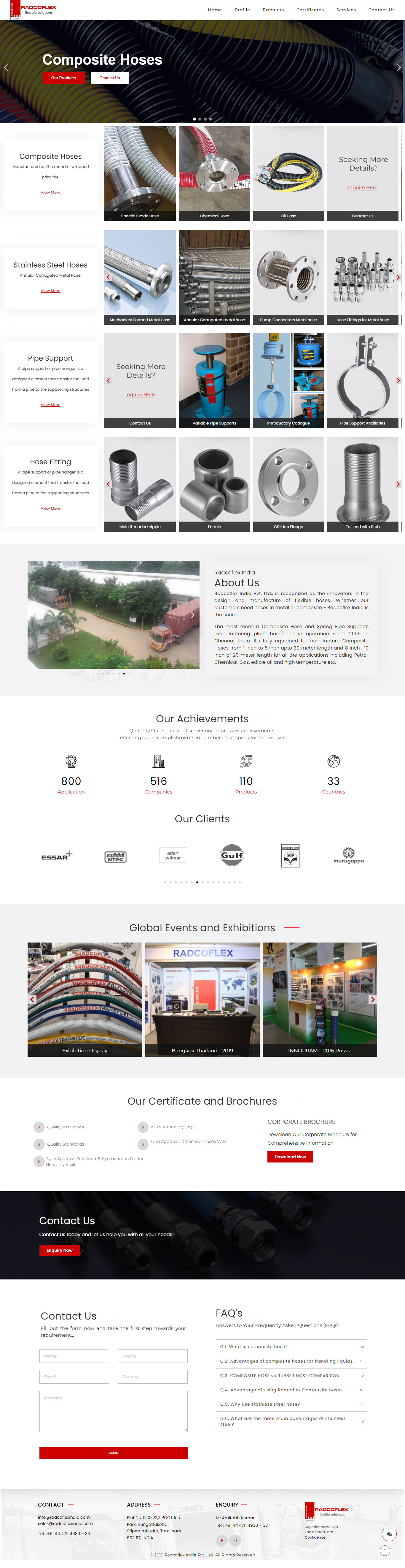 Business & Export Website