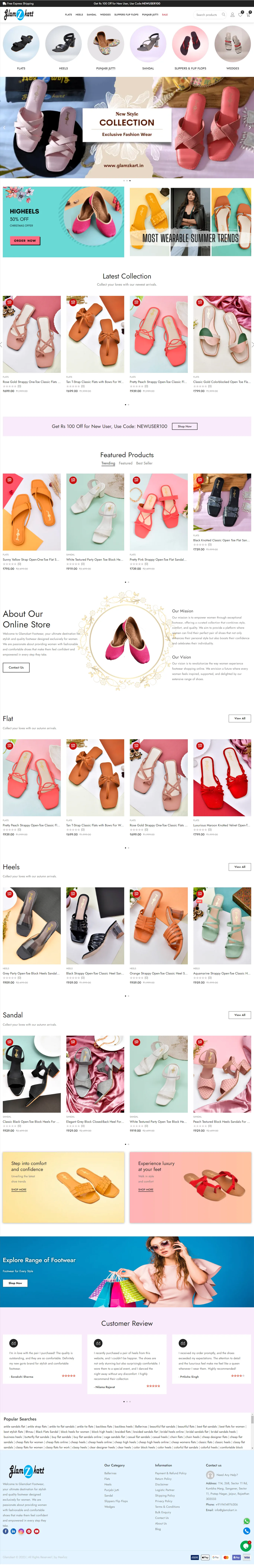 Footwear Website