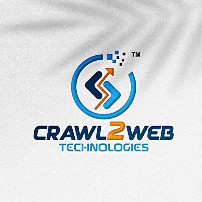 IT company tech arrow circle logo design sample in Jaipur